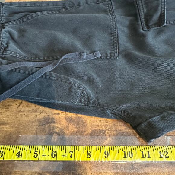 Aeropostale High Rise Cargo Jogger Pants XS Black Skater Grunge Gorpcore EUC - Picture 5 of 9
